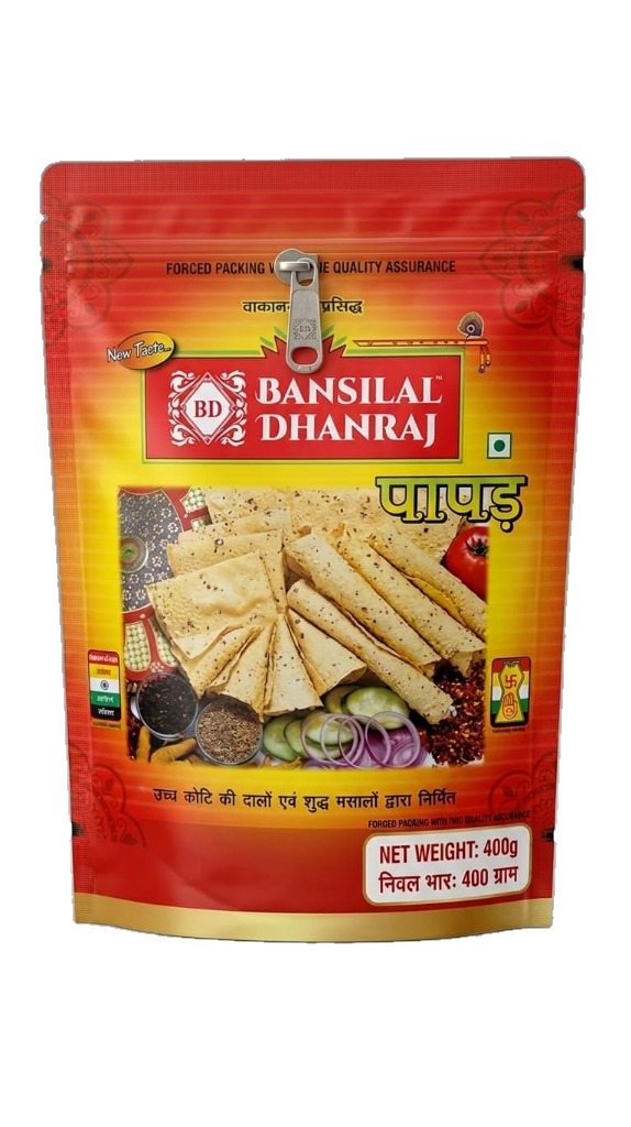 Bansilal Dhanraj Premium Moong Light Masala Papad