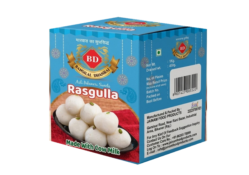 Bansilal Dhanraj Rasgulla Box